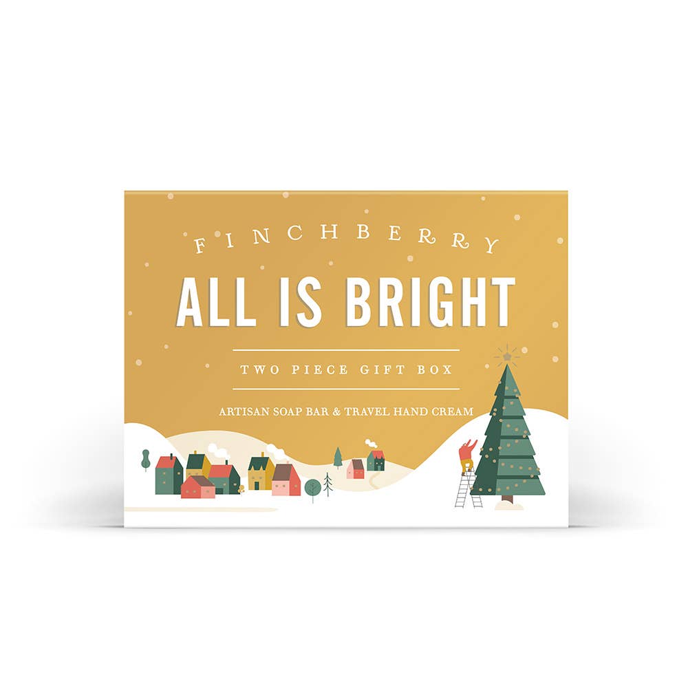 All is Bright 2 Pc Soothing Bath & Body Set Christmas Gift