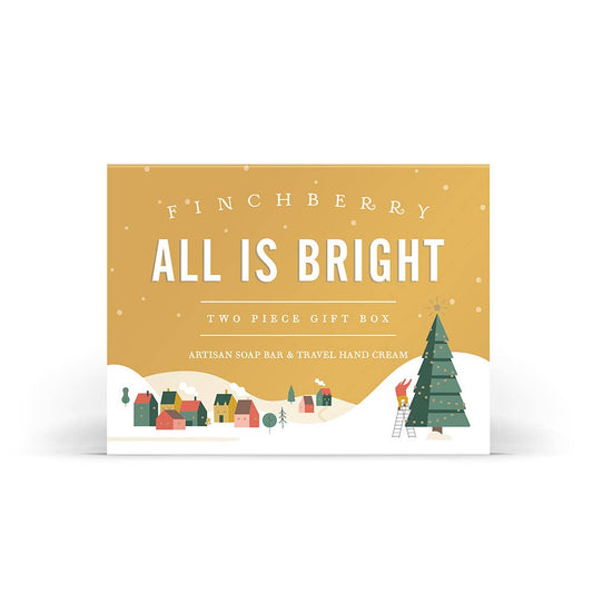 All is Bright 2 Pc Soothing Bath & Body Set Christmas Gift